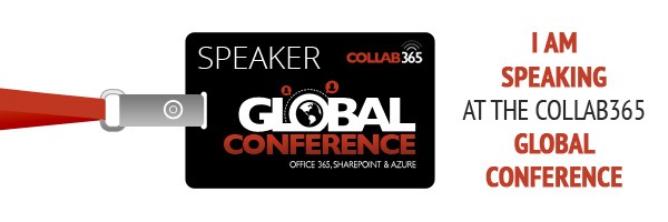 Presenting Modern SharePoint Experiences at Collab365 Global Conference 19-20 October&nbsp;2016