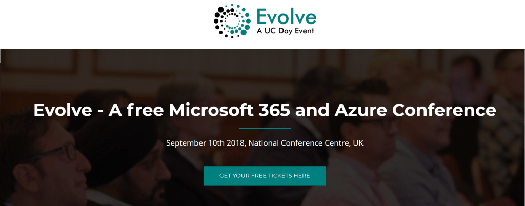 Speaking at Evolve Conference 2018&nbsp;#EvolveConfUK