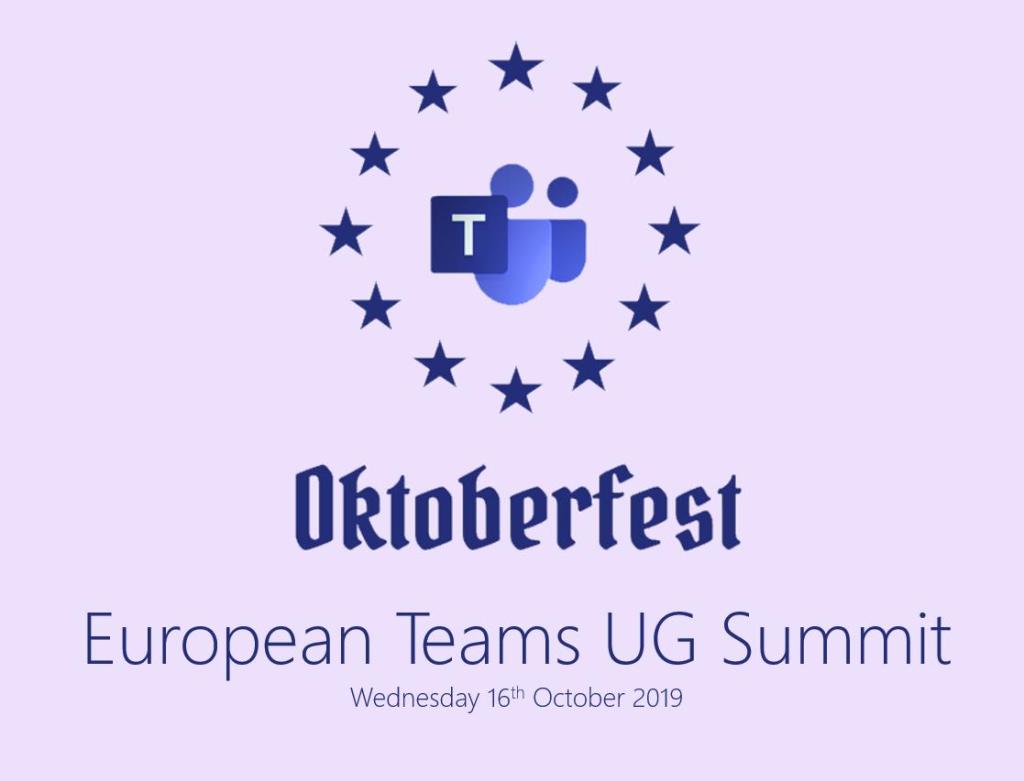 Presenting When SharePoint met Microsoft Teams at Oktoberfest&nbsp;#TeamsFest